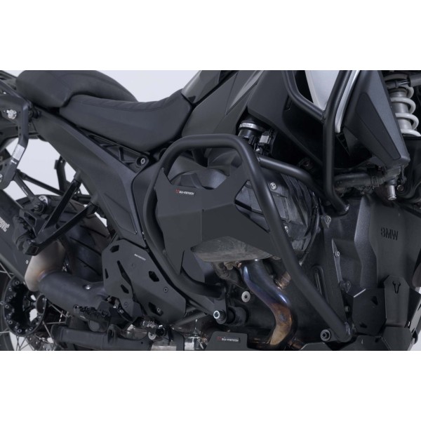 Protecciones laterales de motor Negro. BMW R 1300 GS (23-).