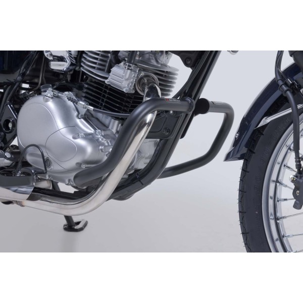 Protecciones laterales de motor Negro. Kawasaki W230 (24-).