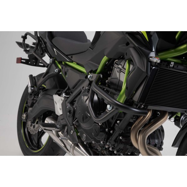 Protecciones laterales de motor Negro. Kawasaki Z650 / Z650RS / Z650 S.