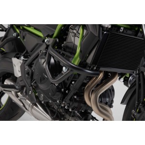 Protecciones laterales de motor Negro. Kawasaki Z650 / Z650RS / Z650 S.