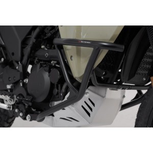 Protecciones laterales de motor Negro. Kawasaki KLR 650 (22-).
