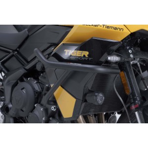 Protecciones laterales de motor Negro. Triumph Tiger Sport 660 (25-) / 800 (24-).
