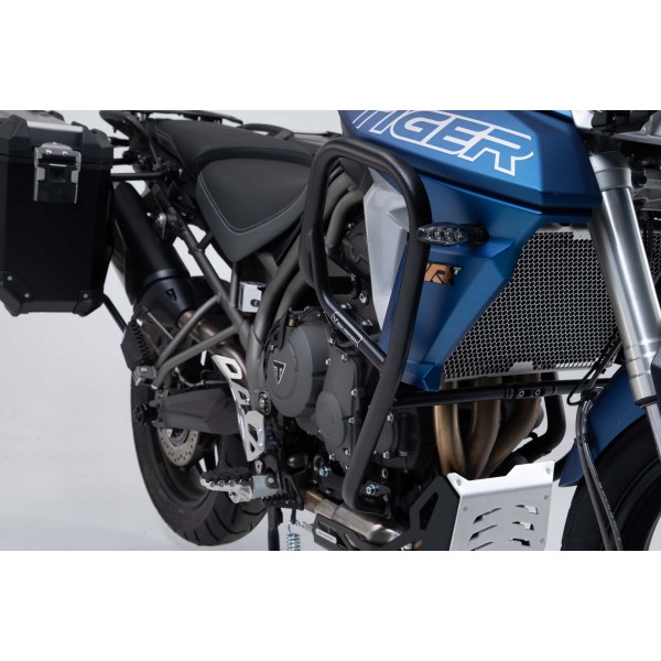 Protecciones laterales de motor Negro. Para modelos Triumph Tiger 800 (15-).
