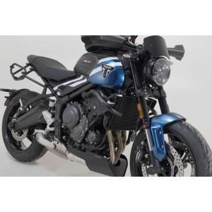 Protecciones laterales de motor Negro. Triumph Trident 660 (21-) / 800 (25-).