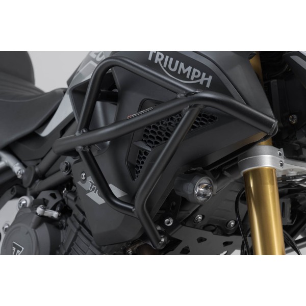 Protecciones superiores de motor Negro. Modelos Triumph Tiger 1200 (22-).