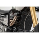 Protecciones laterales de motor Negro. Triumph Scrambler 1200 XC / XE (18-20).