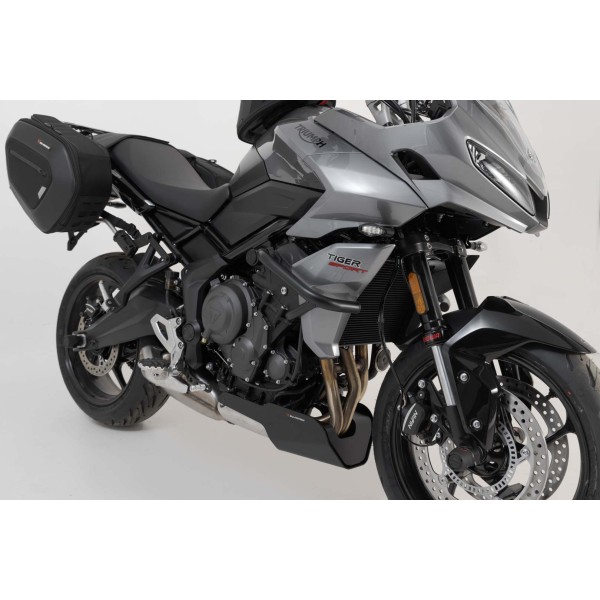 Protecciones laterales de motor Negro. Triumph Tiger 660 (21-).
