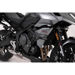 Protecciones laterales de motor Negro. Triumph Tiger 660 (21-).