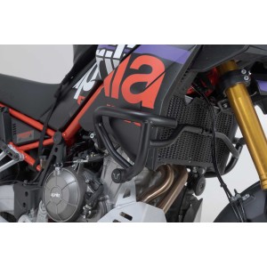Protecciones laterales de motor Negro. Aprilia Tuareg 660 (21-) / Rally (24-).