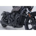 Protecciones laterales de motor Negro. Indian Scout-Modelle (24-).