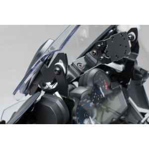Refuerzo parabrisas Negro. BMW R 1200 GS (12-), R 1250 GS (18-).