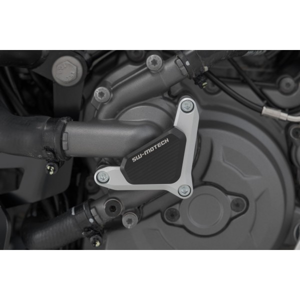 Protección de la bomba de agua Plateado/negro. Para modelos Ducati.