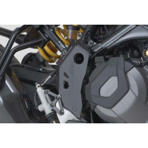 Protector de talón Negro. Ducati DesertX (22-) / Rally (23-).