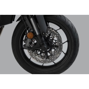 Kit de topes anticaidas para el eje delantero Negro. Honda CB1000R (18-).
