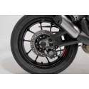 Kit de topes anticaidas para el eje trasero Negro. Modelos Ducati / KTM / CFMoto / Husqvarna.