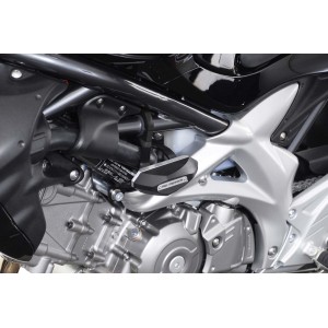 Kit de topes anticaidas Negro. SFV650 Gladius (09-16) / SV650 (15-).