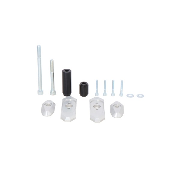 Kit de fijación para tope anticaidas Negro. Yamaha Tracer 9 / GT (20-) / GT+ (22-).