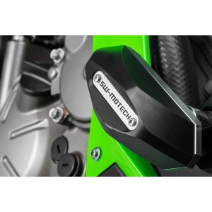 Kit de topes anticaidas Negro. Kawasaki Ninja ZX-6R 636 (13-23).
