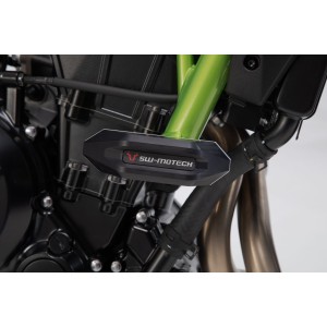 Kit de topes anticaidas Negro. Kawasaki Z650 / Z650RS / Z650 S.