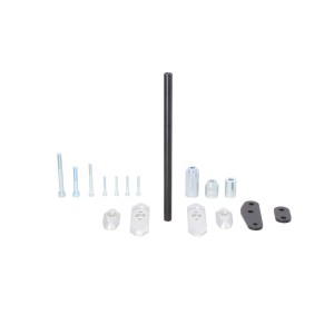 Soporte para tope anticaidas Negro. Kawasaki ER-6n (11-17).