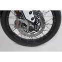 Kit de topes anticaidas para el eje delantero Negro. Modelos Triumph, Honda, Voge, Yamaha.
