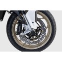 Kit de topes anticaidas para el eje delantero Negro. Moto Guzzi V100 Mandello/S, V85/TT/Strada.