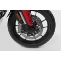 Kit de topes anticaidas para el eje delantero Negro. Ducati Multistrada V4 / Hypermotard 950.