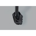 Extensión para caballete lateral Negro/plateado. Modelos Suzuki.