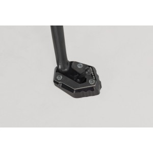 Extension para caballete lateral Negro/plateado. MT-07/Trac/MotoCage,XSR700,YZF-R7.