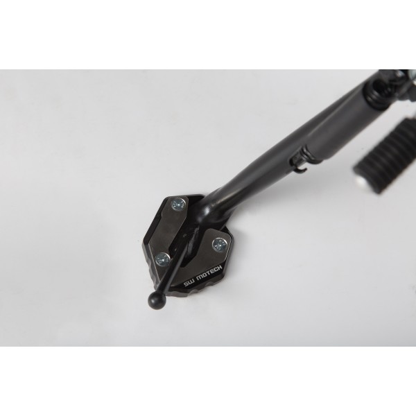 Extension para caballete lateral Negro/Plateado. Yamaha MT-09 Tracer, XSR900/Abart.
