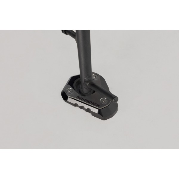 Extension para caballete lateral Negro/plateado. Kawasaki Z650/S/RS, Ninja 650.