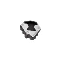 Extension para caballete lateral Negro/plateado. Moto Guzzi Stelvio (23-).