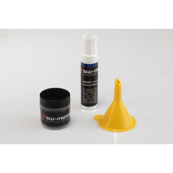 Set de reparación de pintura Negro satinado.