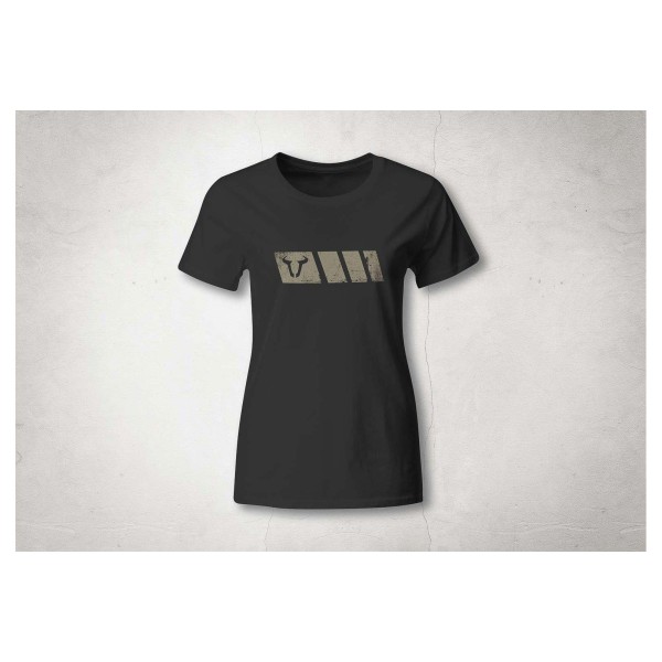 Camiseta Legend Line. Negro. Mujer. Talla S.