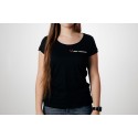 Camiseta Core Line. Negro. Mujer. Talla XL.