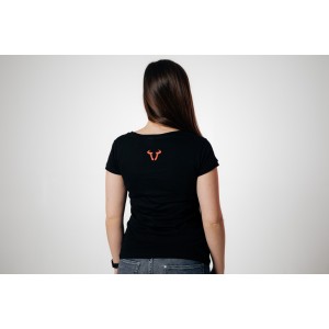 Camiseta Core Line. Negro. Mujer. Talla XL.