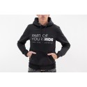 Sudadera con capucha Core Line. Negro. Unisexo. Talla XS.