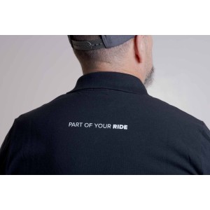Polo Core Line. Negro. Hombre. Talla XXL.
