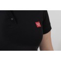 Polo Core Line. Negro. Mujer. Talla XS.