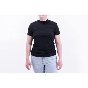 Camiseta para mujer - Edición en negro Street Line. Negro. Mujer. Talla XL.