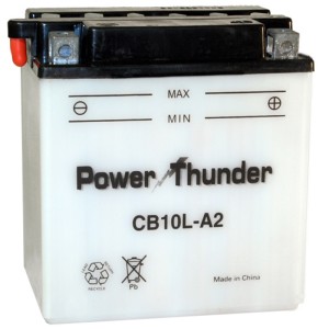 Batería Power Thunder CB10L-A2 Convencional