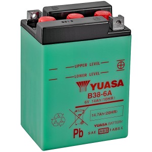 Batería Yuasa B38-6A Convencional