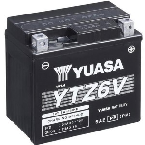 Batería Yuasa YTZ6-V Sin Mantenimiento