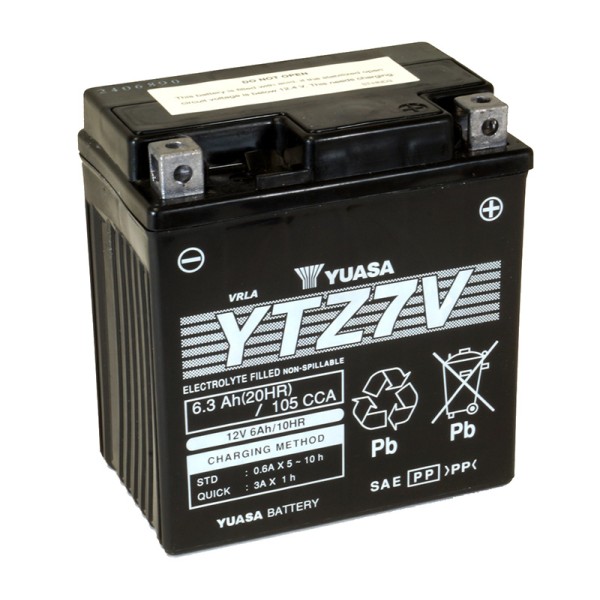 Batería Yuasa YTZ7-V Precargada