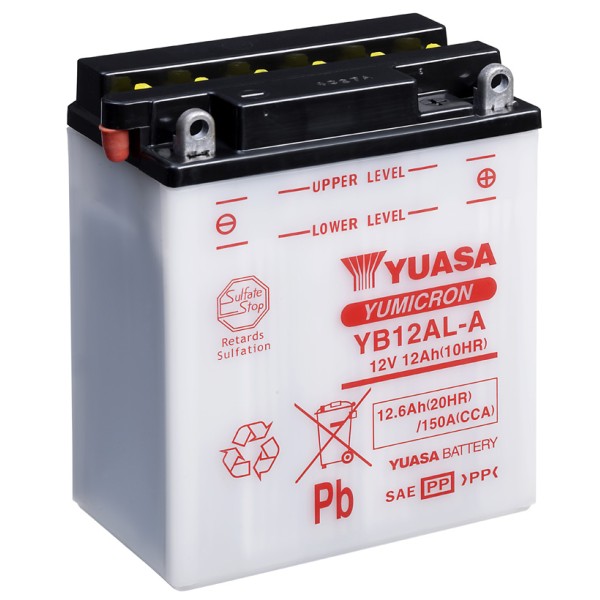 Batería Yuasa YB12AL-A Convencional
