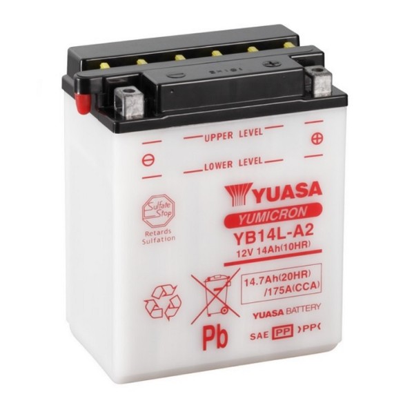 Batería Yuasa YB14L-A2 Convencional