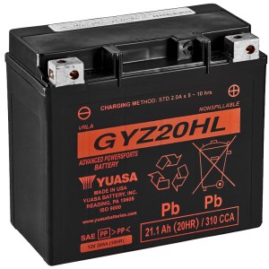 Batería Yuasa GYZ20HL Alto Rendimiento