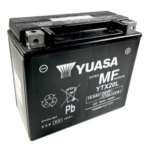 Batería Yuasa YTX20L-WC Precargada