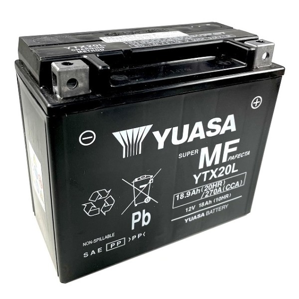 Batería Yuasa YTX20L-WC Precargada