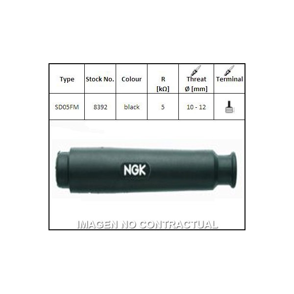 Pipa de Bujía NGK SD05FM